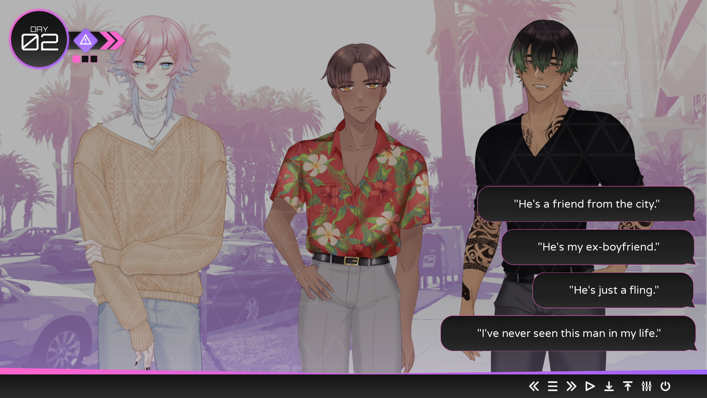 Sweet route romance CG art in 14 Days With You