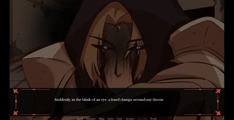 Kingdom of Marionettes dialogue scene with puppet character